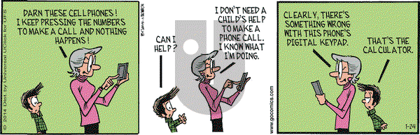 Grand Avenue on Friday January 24, 2014 Comic Strip