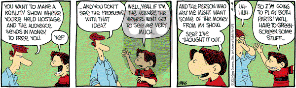 The Buckets on Thursday April 4, 2013 Comic Strip