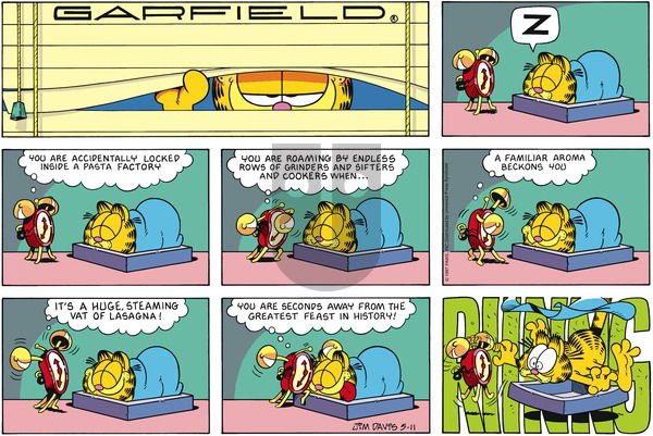 Garfield on Sunday May 11, 1997 Comic Strip