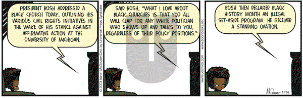The Boondocks on Friday January 14, 2005 Comic Strip