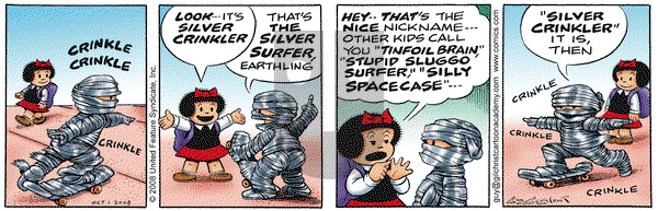 Nancy on Wednesday October 1, 2008 Comic Strip