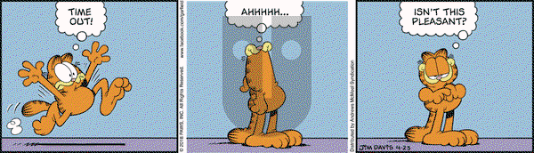 Garfield on Monday April 23, 2018 Comic Strip