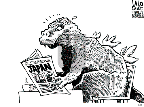 Lalo Alcaraz on Tuesday March 22, 2011 Comic Strip