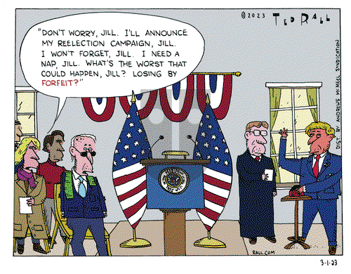 Ted Rall - Wednesday March 1, 2023 Comic Strip