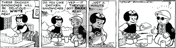 Nancy on Friday May 6, 1949 Comic Strip
