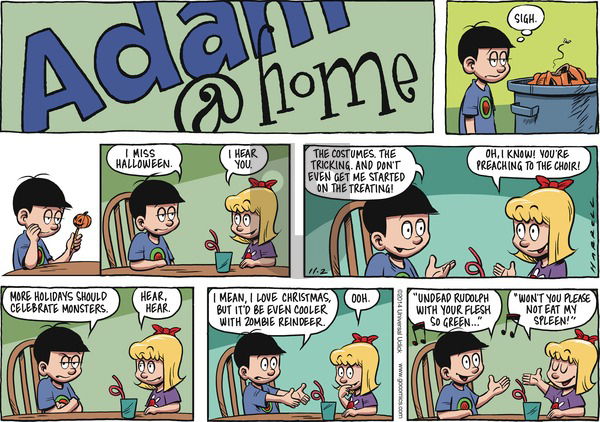 Adam@Home on Sunday November 2, 2014 Comic Strip