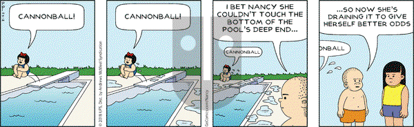 Nancy on Friday August 31, 2018 Comic Strip