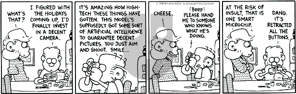 FoxTrot on Monday November 25, 1996 Comic Strip