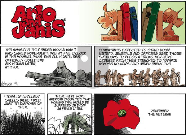 Arlo and Janis on Sunday November 11, 2018 Comic Strip