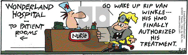 Frank and Ernest on Wednesday February 12, 2003 Comic Strip