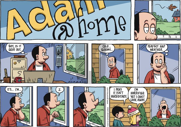 Adam@Home on Sunday February 8, 2015 Comic Strip
