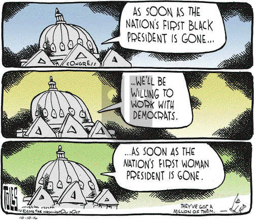 Tom Toles on Monday October 10, 2016 Comic Strip