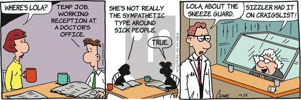 Lola on Saturday December 5, 2009 Comic Strip