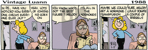 Luann on Wednesday September 19, 2012 Comic Strip