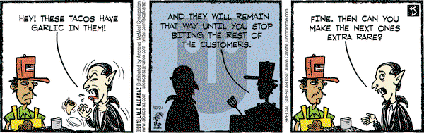La Cucaracha on Wednesday October 24, 2018 Comic Strip