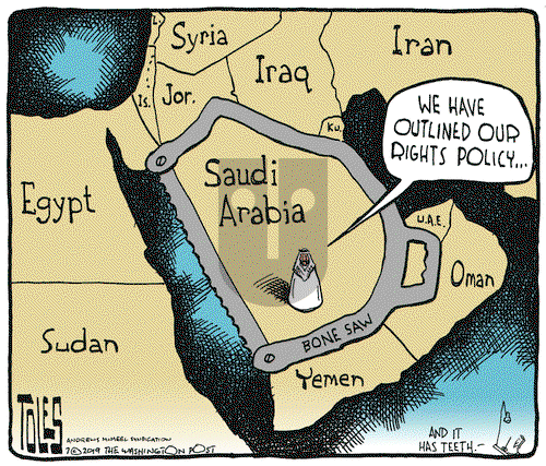 Tom Toles on Friday July 12, 2019 Comic Strip