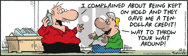 Frank and Ernest on Tuesday December 11, 2018 Comic Strip