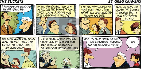 The Buckets on Sunday May 25, 2014 Comic Strip