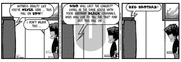 The Boondocks on Thursday September 14, 2000 Comic Strip