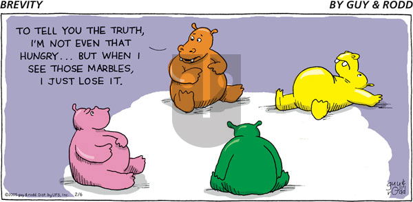Brevity on Sunday February 6, 2005 Comic Strip
