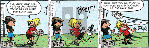 Cleats on Thursday May 8, 2008 Comic Strip