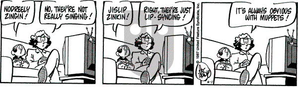 Rose is Rose on Monday June 1, 1987 Comic Strip