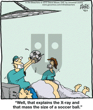 In the Bleachers on Tuesday April 23, 2013 Comic Strip