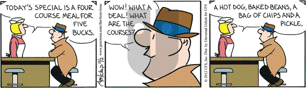 The Born Loser on Friday November 2, 2012 Comic Strip