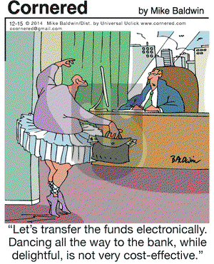 Cornered on Monday December 15, 2014 Comic Strip