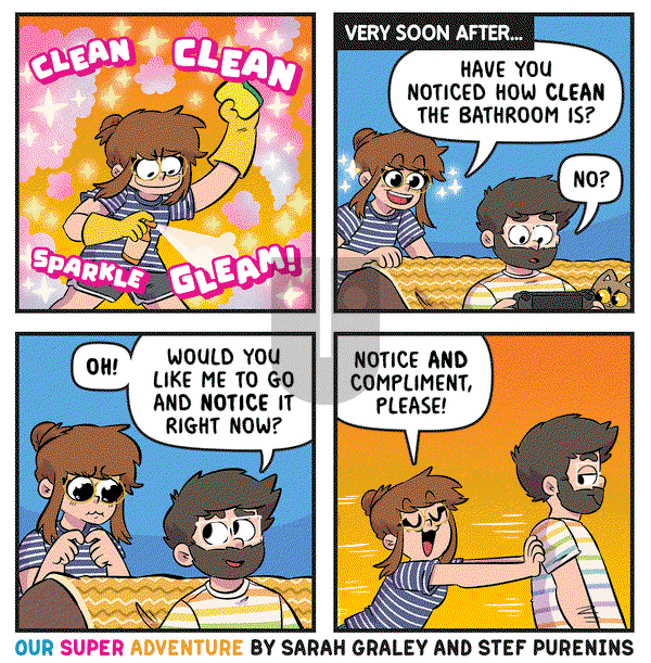 Our Super Adventure on Monday August 25, 2025 Comic Strip