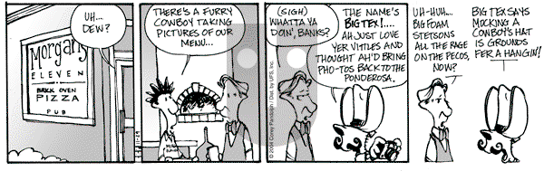 Barkeater Lake on Tuesday July 3, 2012 Comic Strip