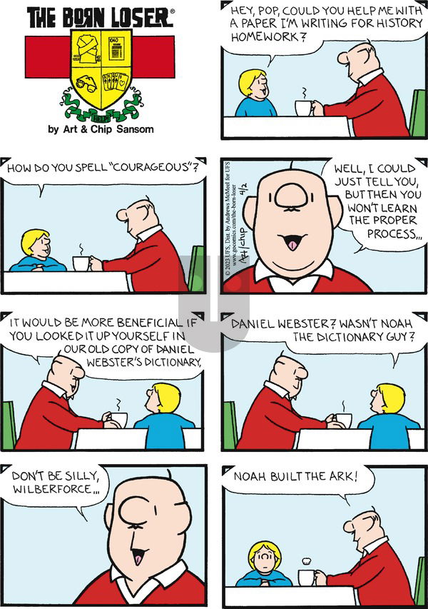 The Born Loser - Sunday April 2, 2023 Comic Strip