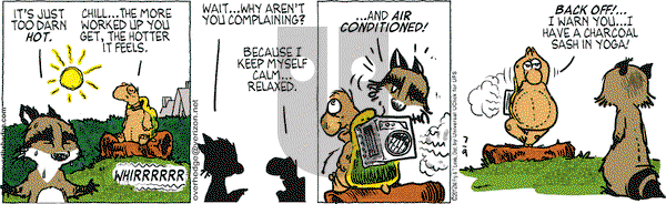 Over the Hedge on Monday July 9, 2012 Comic Strip