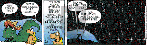 Over the Hedge on Saturday January 25, 2020 Comic Strip