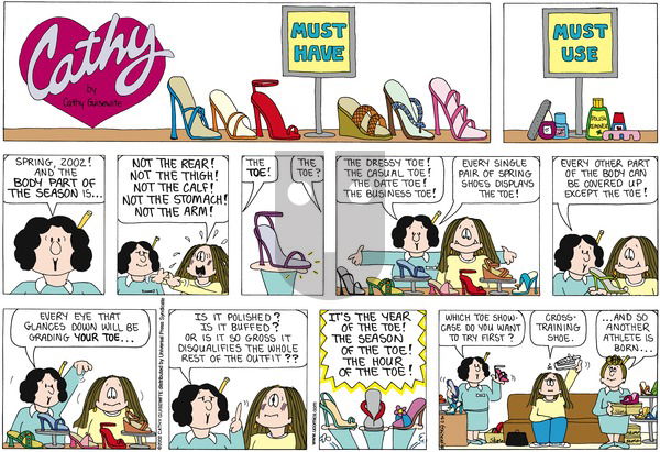 Cathy Classics on Sunday April 7, 2013 Comic Strip