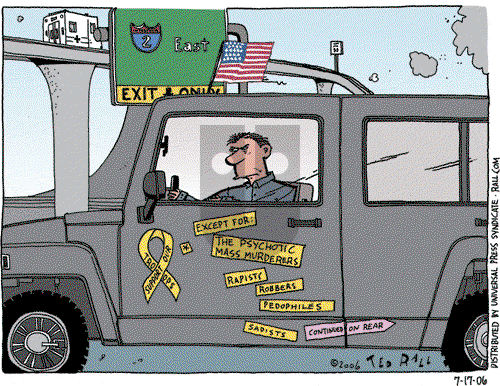 Ted Rall on Monday July 17, 2006 Comic Strip