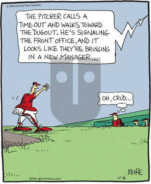 In the Bleachers on Monday November 6, 2006 Comic Strip