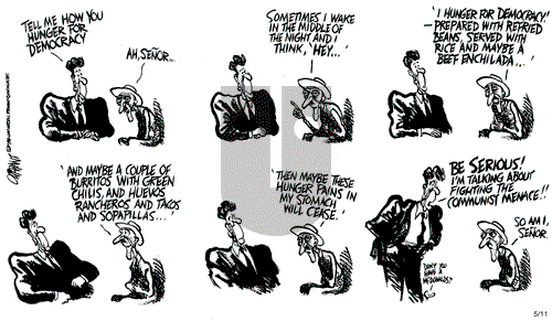 Pat Oliphant on Friday May 11, 1984 Comic Strip