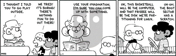 FoxTrot on Sunday November 16, 2003 Comic Strip