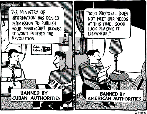 Ted Rall on Monday February 12, 2001 Comic Strip