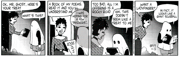 Luann on Friday November 3, 2000 Comic Strip