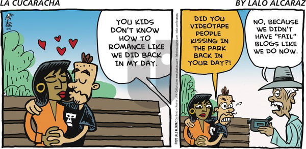 La Cucaracha on Sunday April 5, 2015 Comic Strip