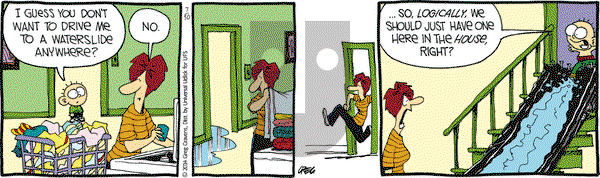 The Buckets on Wednesday July 30, 2014 Comic Strip