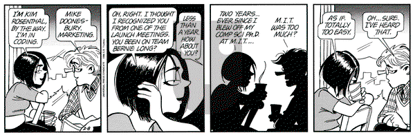 Doonesbury on Thursday February 8, 1996 Comic Strip