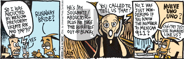 La Cucaracha on Tuesday May 31, 2005 Comic Strip