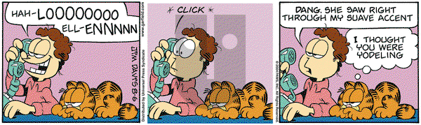 Garfield on Friday August 6, 2004 Comic Strip