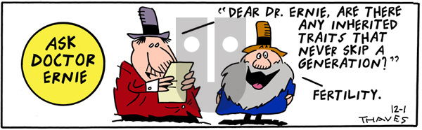 Frank and Ernest on Friday December 1, 2000 Comic Strip