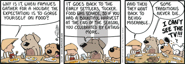 DeFlocked on Thursday November 27, 2014 Comic Strip