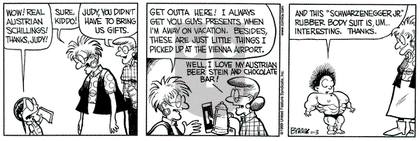 Grand Avenue on Wednesday November 3, 1999 Comic Strip