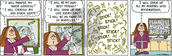 Cathy Classics on Saturday April 28, 2001 Comic Strip